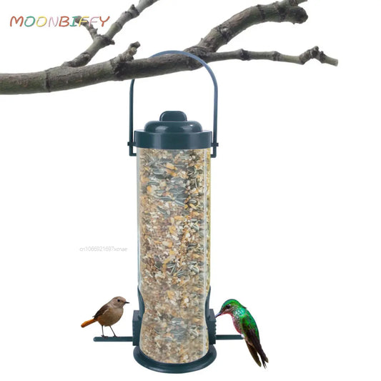 Outdoor Hanging Automatic Bird Feeder Dispenser