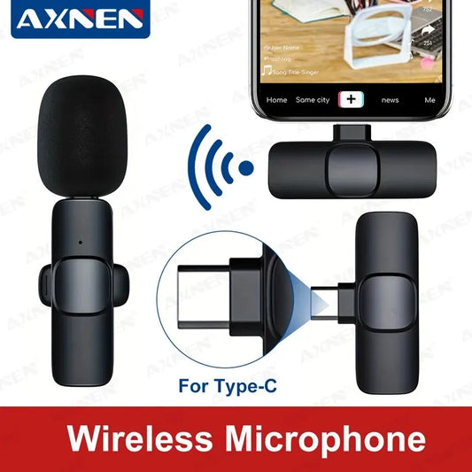 Type-C Wireless Lavalier Mic – Pro Audio for Android